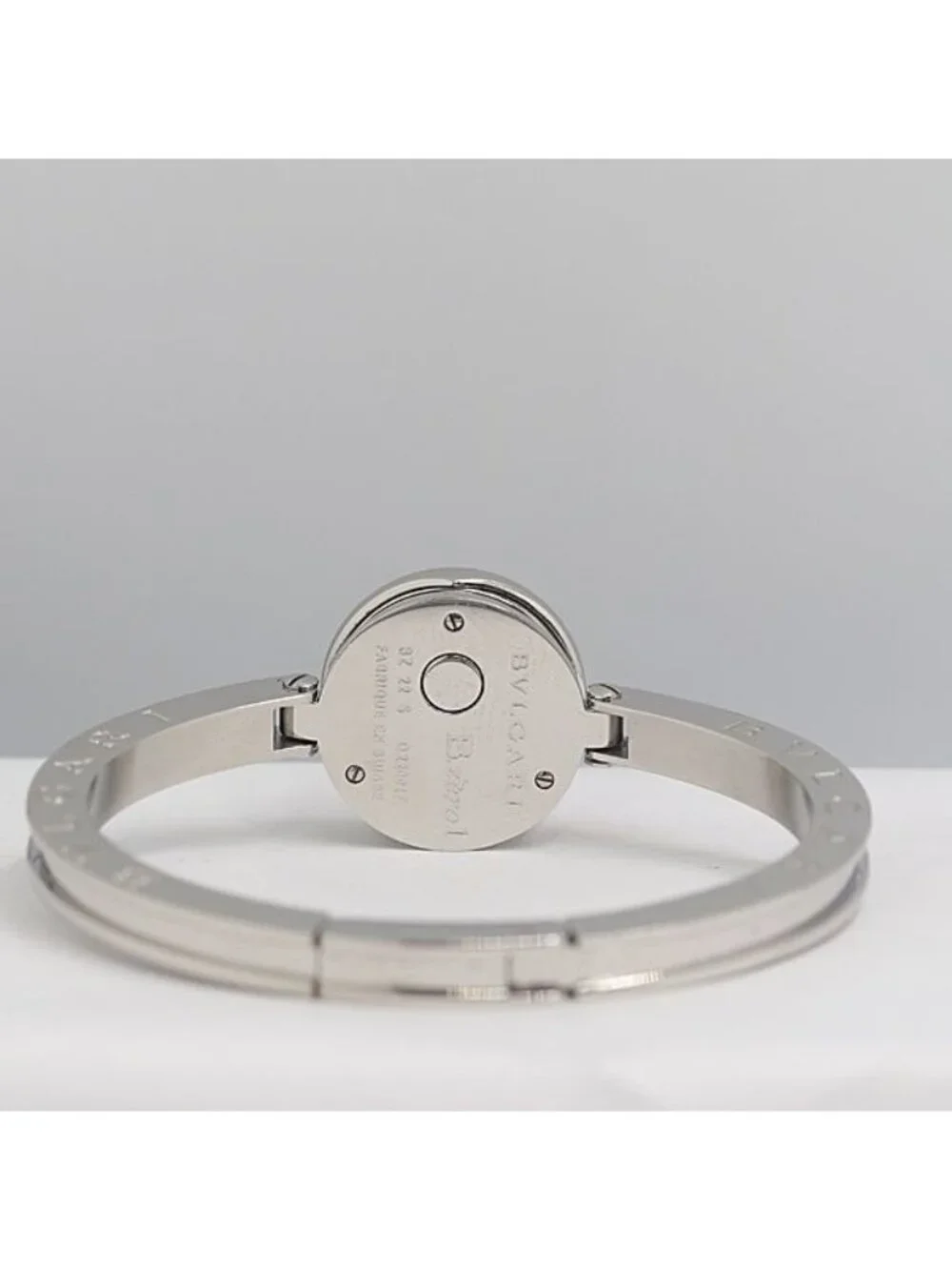 Bvlgari B.Zero1 Double Heart Quartz White Dial Bangle Watch